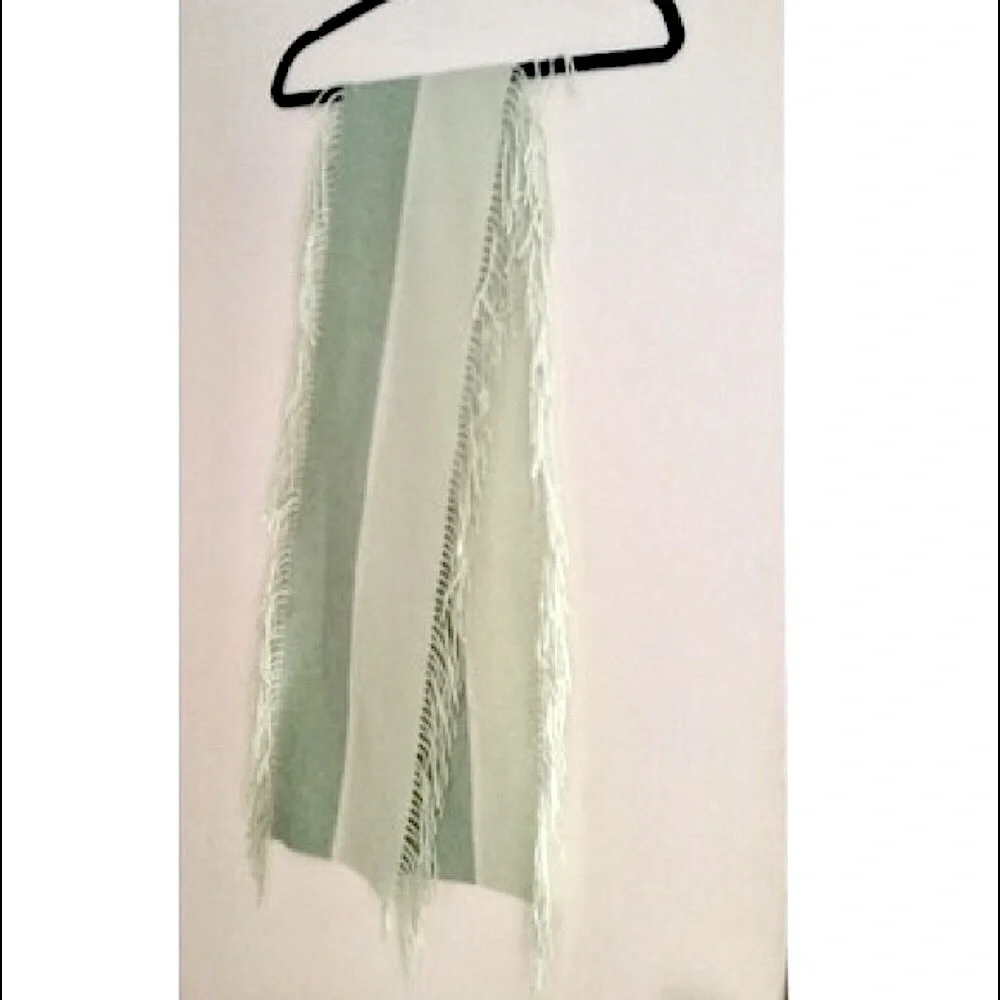 Vintage Charter Club Fringe Cashmere Scarf